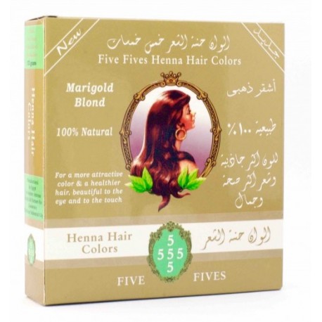 Henna zlatá Egyptská 100% přírodní na vlasy 100g