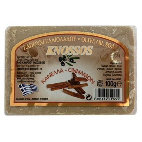 Knossos Mýdlo Olivové Řecké Skořice 100g 