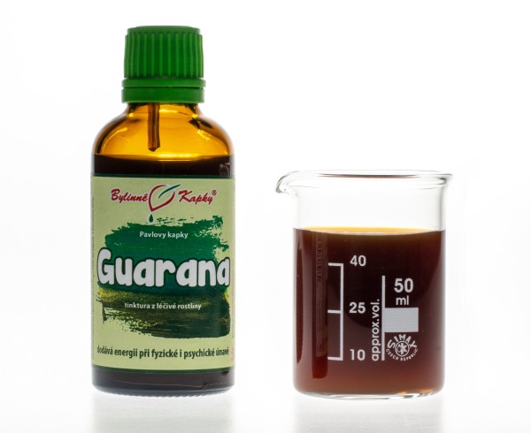 Bylinné kapky Guarana kapky (tinktura) 50 ml