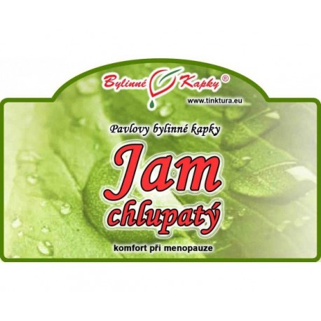 Bylinné kapky Jam (yam) chloupkatý - Dioscorea villosa kapky (tinktura) 50 ml