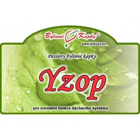 Bylinné kapky Yzop kapky (tinktura) 50 ml