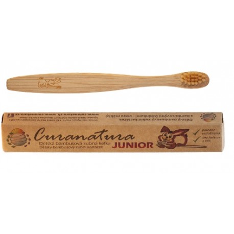 Curanatura dětský bambusový zubní kartáček  JUNIOR