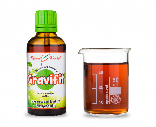 Bylinné kapky Gravifit kapky (tinktura) 50 ml