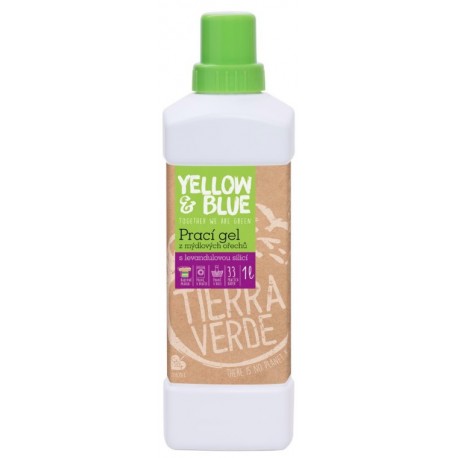 Tierra Verde (Yellow&Blue) Prací gel s levandulí 1l