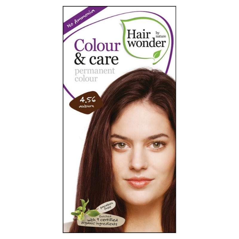 Hair Wonder Barva na vlasy dlouhotrvající  Kaštanová 4.56 100ml
