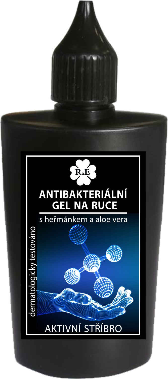 RaE Antibakteriální gel na ruce s koloidním stříbrem 100ml