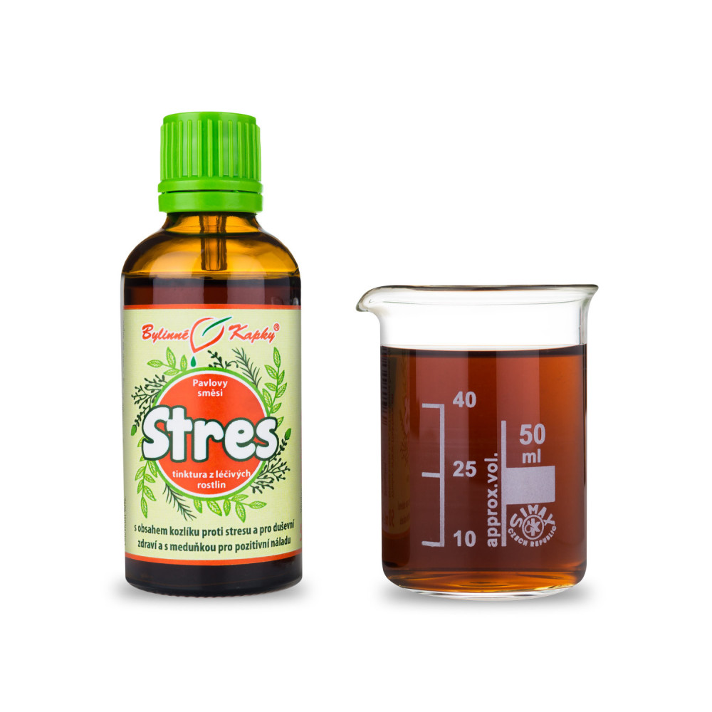 Stres - Pavlovy bylinné kapky (tinktura) 50 ml