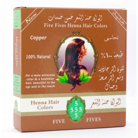 Henna měděná Egyptská 100% přírodní na vlasy 100g