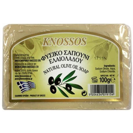 Knossos Mýdlo Olivové Řecké Bílé 100g 