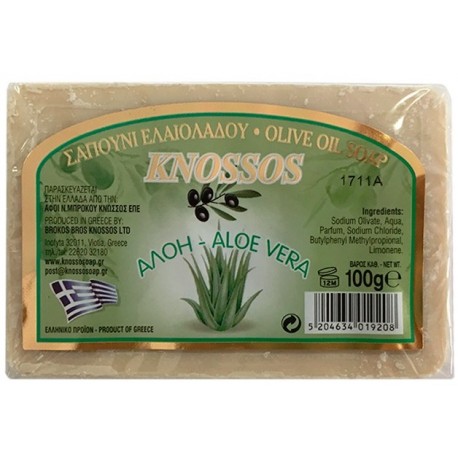 Knossos Mýdlo Olivové Řecké Aloe vera 100g