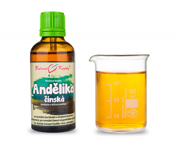 Bylinné kapky Andělika čínská kapky (tinktura) 50 ml