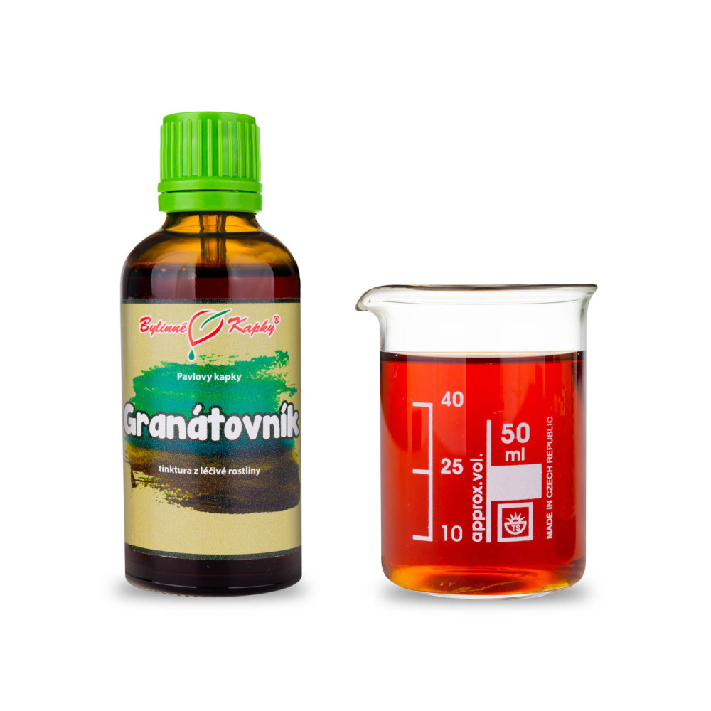 Granátovník - Pavlovy bylinné kapky (tinktura) 50 ml