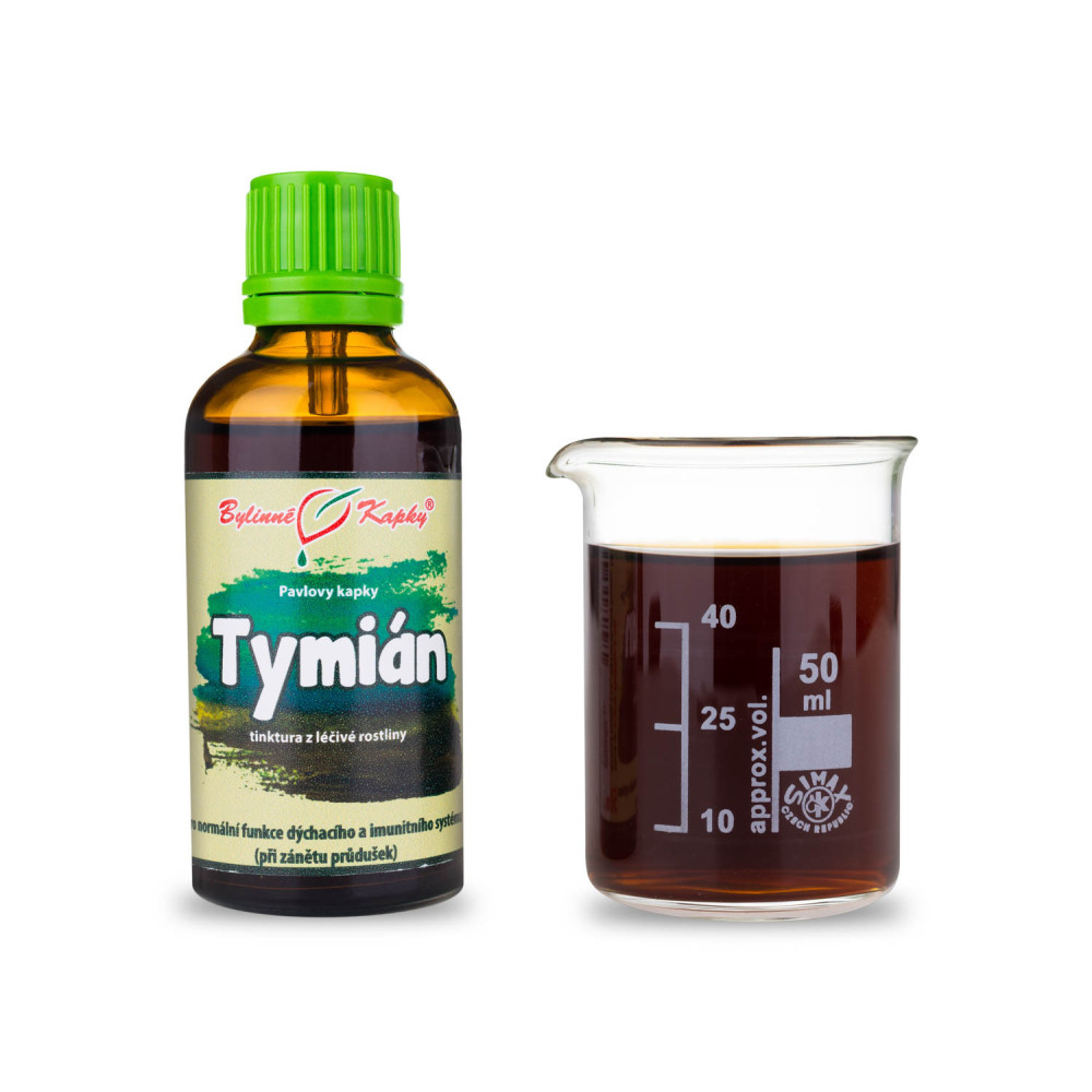 Tymián - Pavlovy bylinné kapky (tinktura) 50 ml