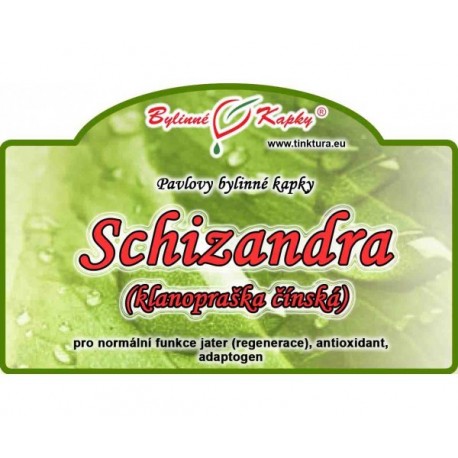 Bylinné kapky Schizandra (klanopraška) kapky (tinktura) 50 ml