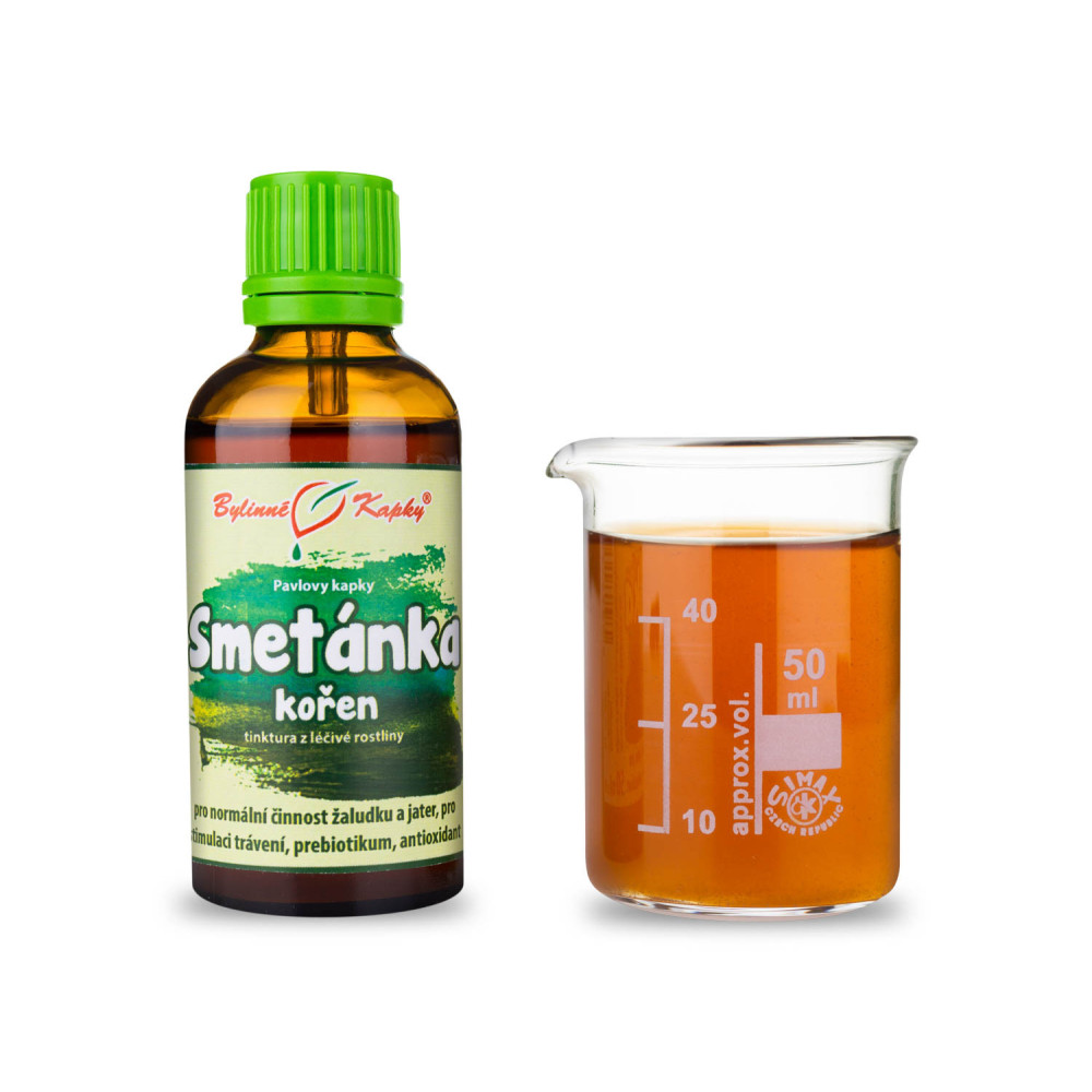 Smetanka (pampeliška) kořen - Pavlovy bylinné kapky (tinktura) 50 ml