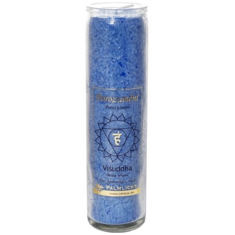 Cereus Čakrová svíce Modrá (Porozumění) - velká 1 Ks
