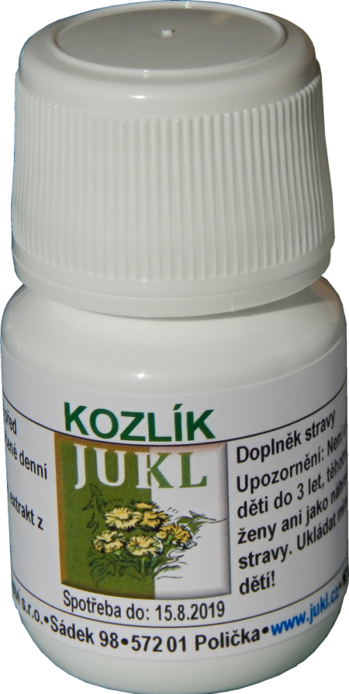 Jukl Lihový bylinný extrakt Kozlík (D3) - 30ml
