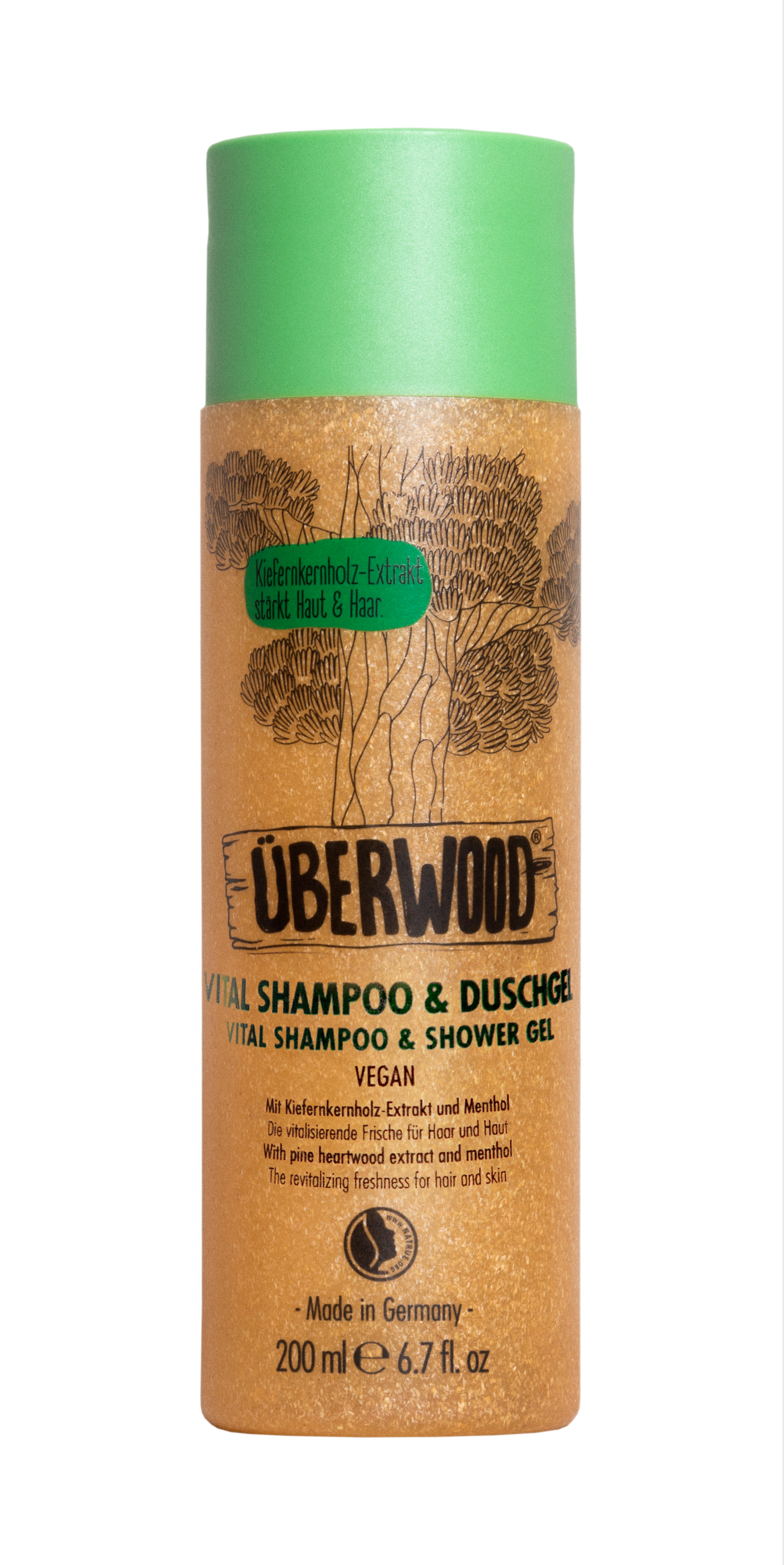 Überwood Vital šampon a sprchový gel 2v1 200ml
