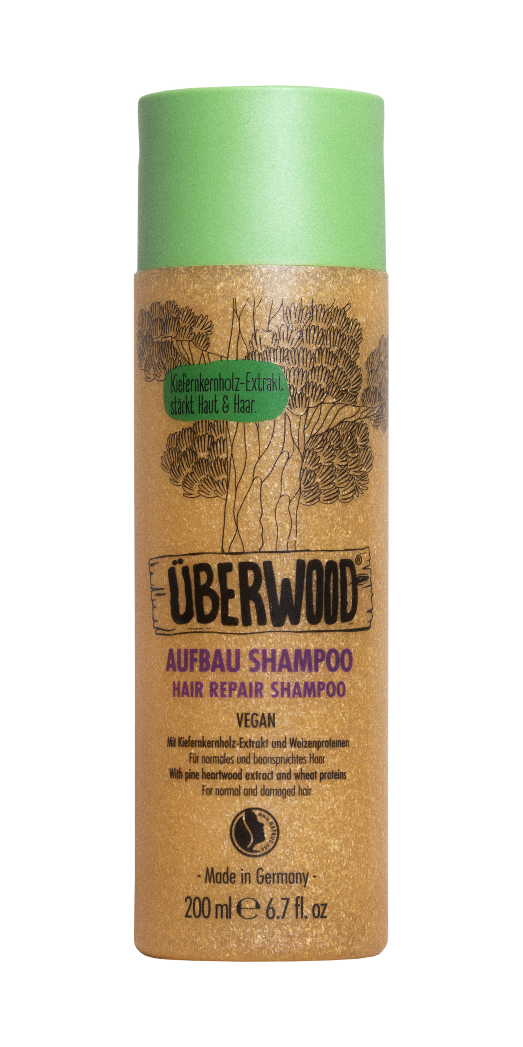 Überwood Regenerační šampon- pro normální a poškozené vlasy 200ml