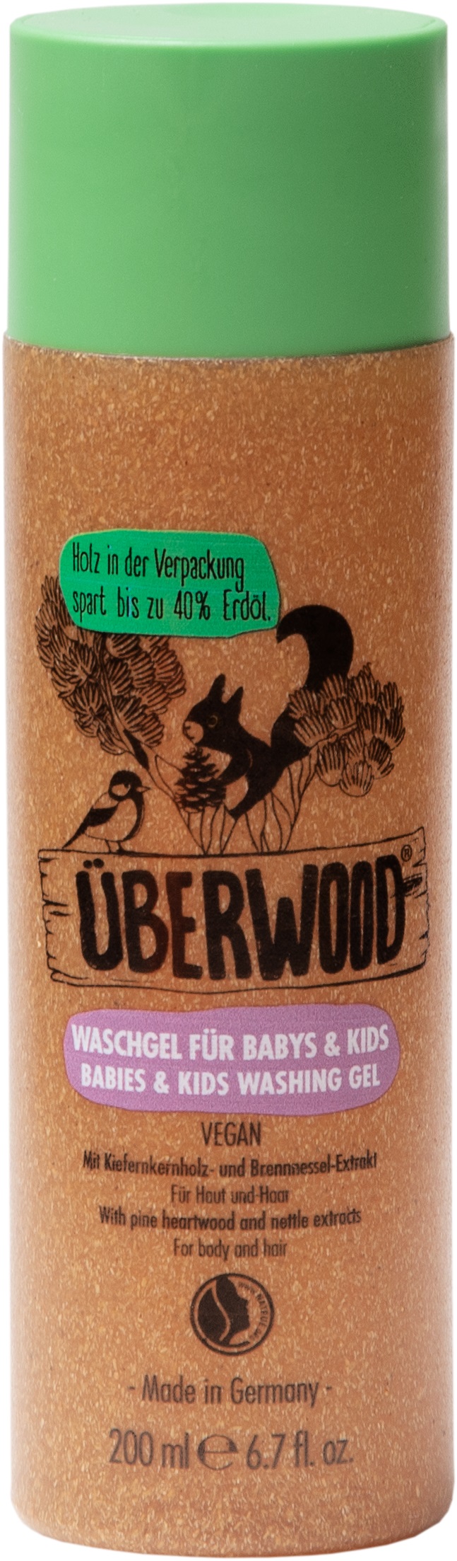 Überwood Sprchový gel pro kojence a děti 200ml