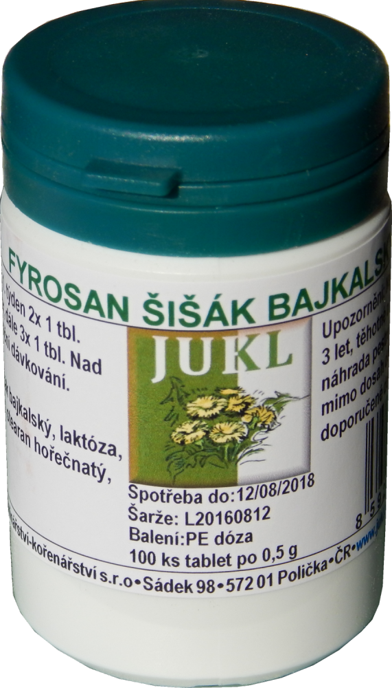 Jukl Šišák bajkalský 100 tablet