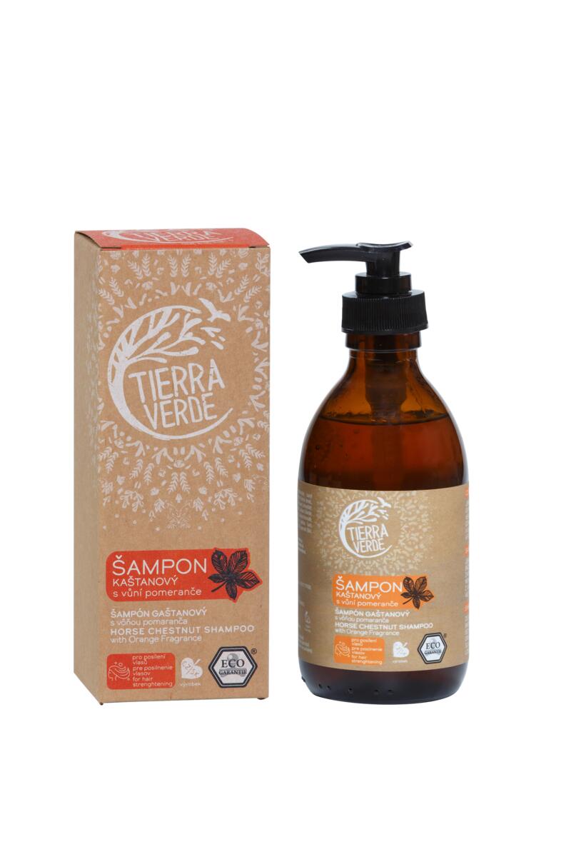 Tierra Verde Kaštanový šampon s vůní pomeranče 230ml