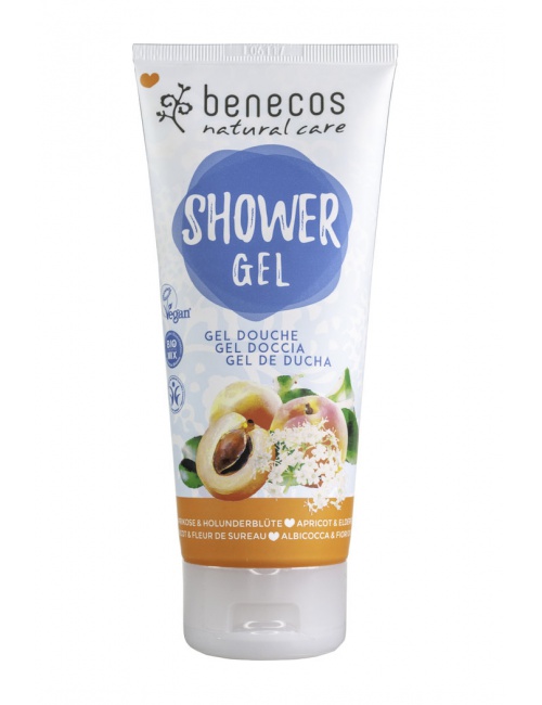 Benecos Bio Sprchový gel meruňka a bezový květ 200ml 