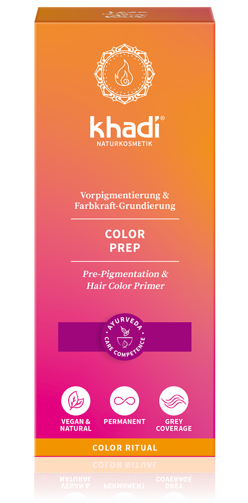 KHADI COLOR PREP rostlinná barva na vlasy - předpigmentace pro dvoukrokovou metodu barvení
