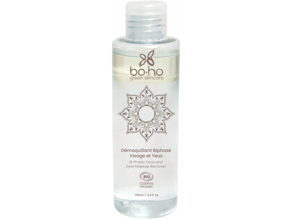 Be Pure Naturally BOHO Dvoufázový odličovač make-upu pro citlivou pleť 100ml