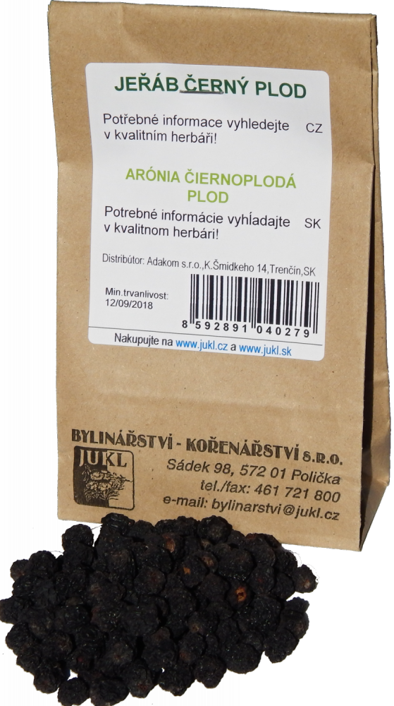 Jukl Jeřáb černý plod ( Arónie ) 50 g