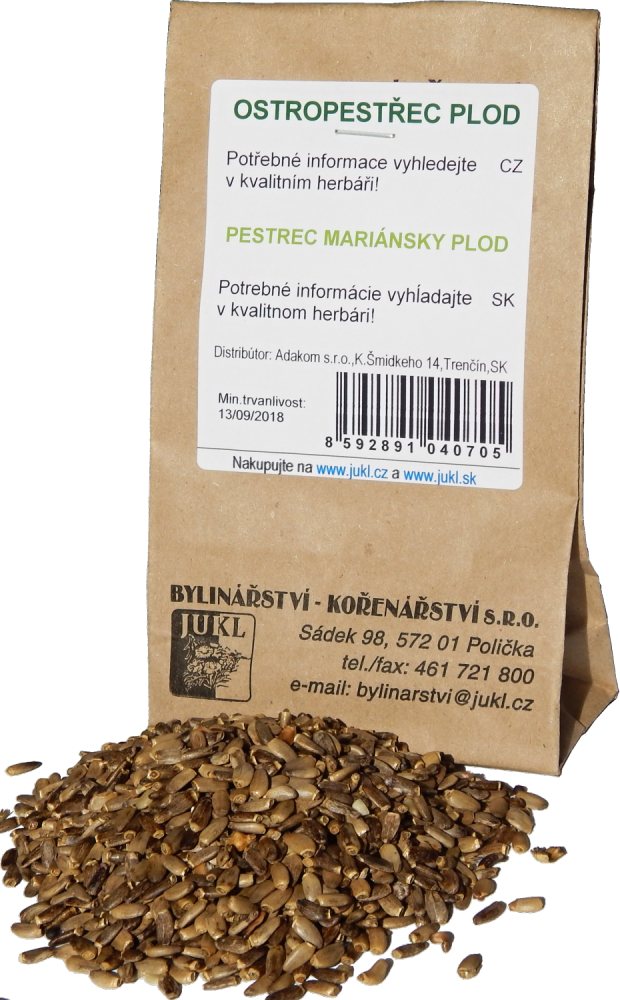Jukl Ostropestřec plod 50 g 