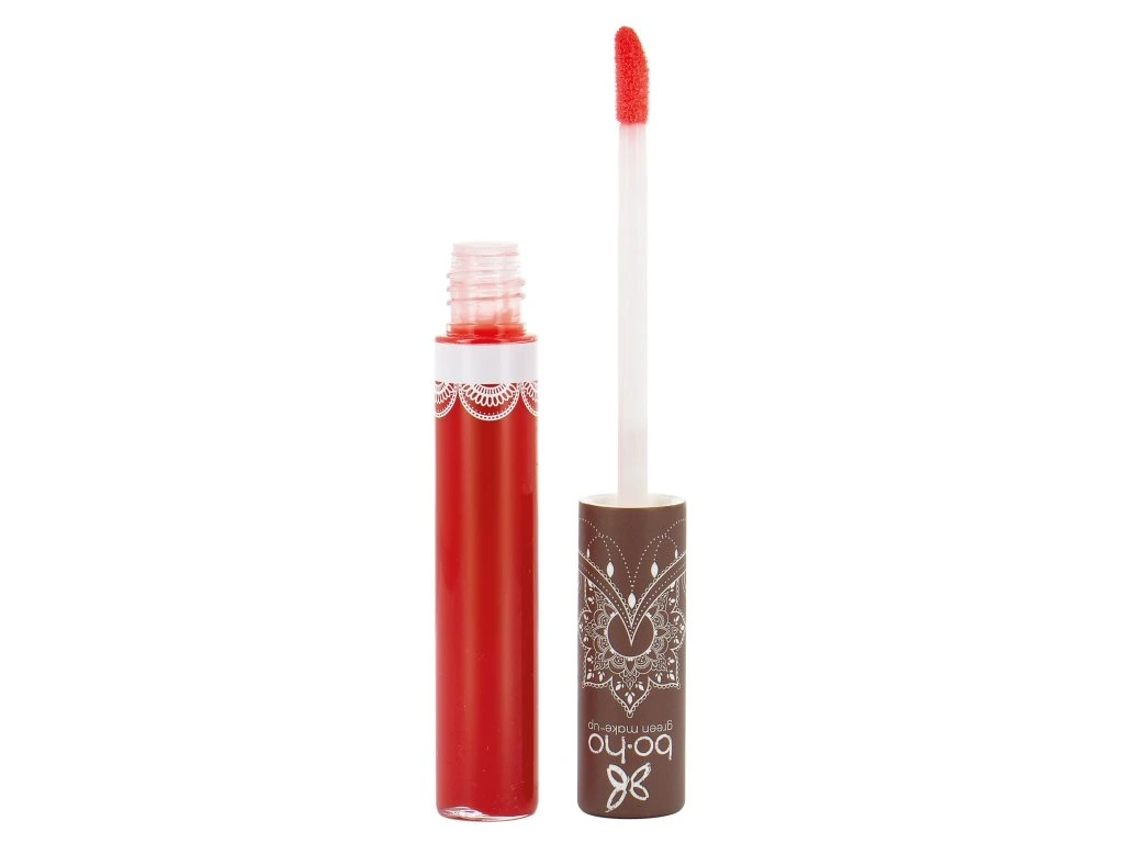 BO.HO Green make-up Vyživující tónovací olej na rty 01 Hot Red Orange