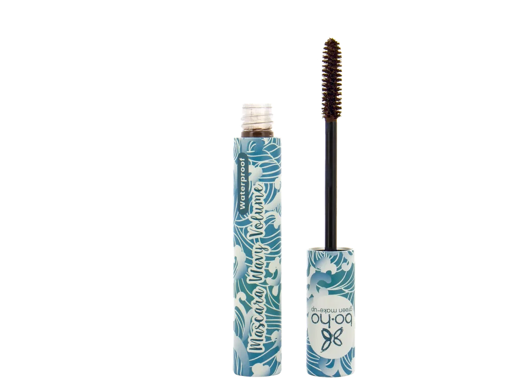 BO.HO Green make-up Přírodní prodlužující voděodolná řasenka - Wave Volume - hnědá